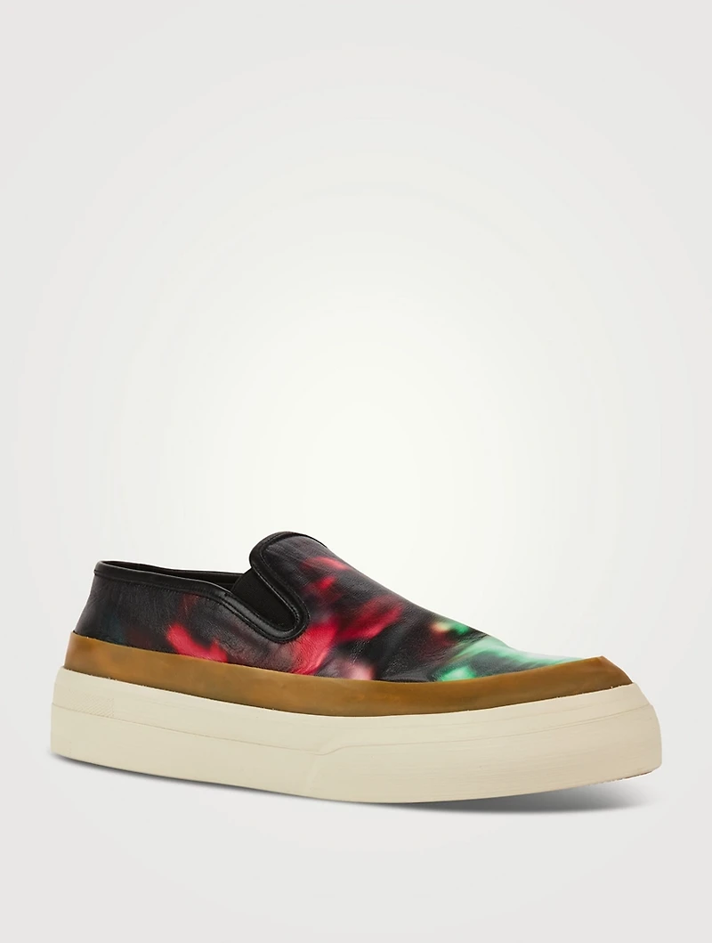 Leather Slip-On Shoes