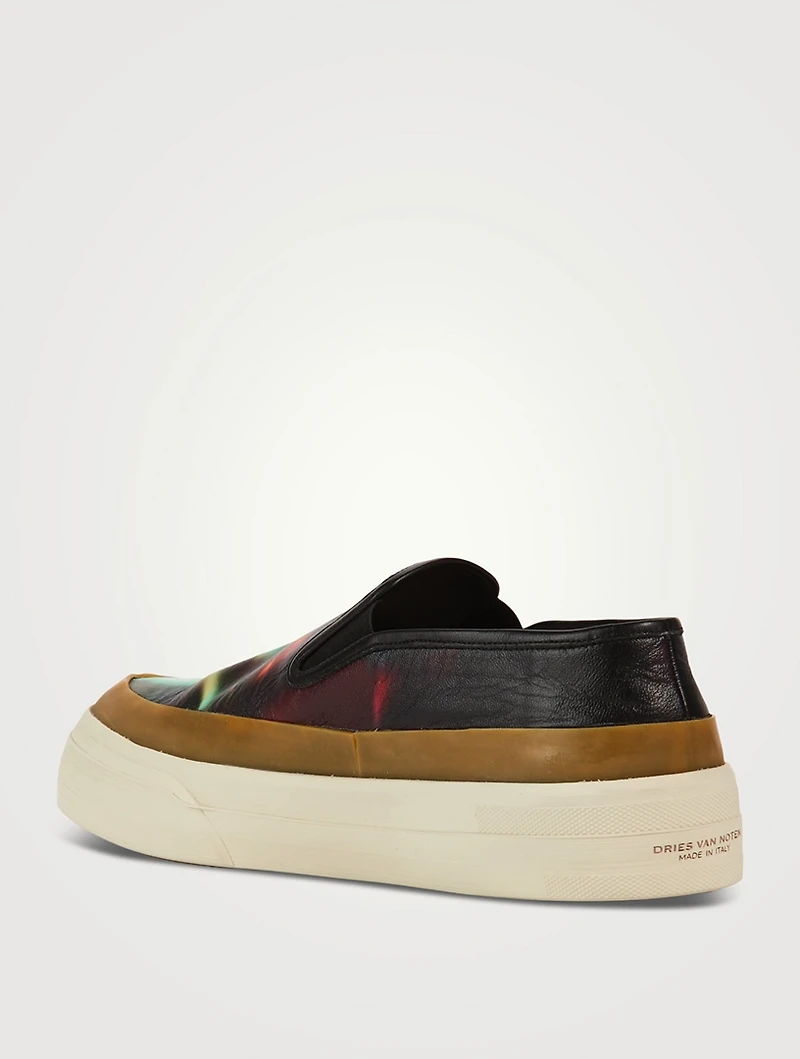 Leather Slip-On Shoes