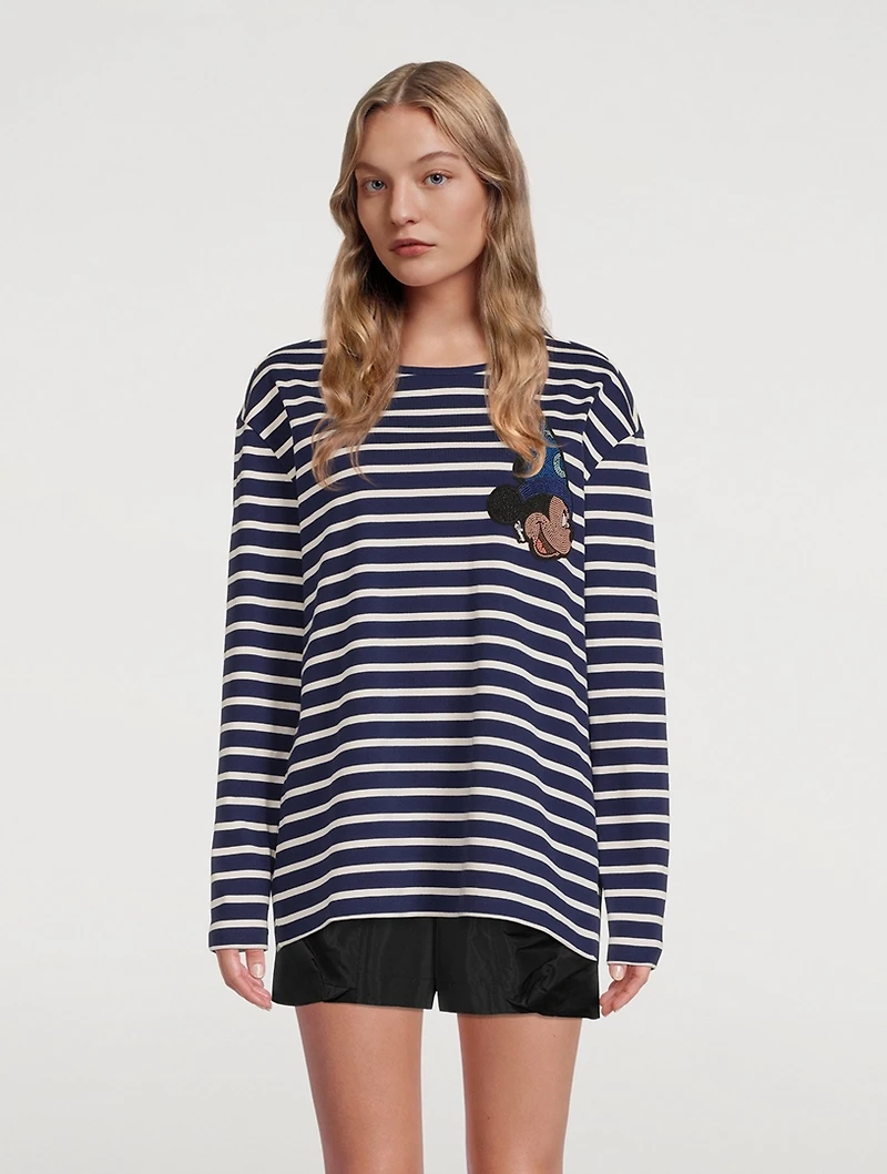Stella McCartney x Disney Breton Stripe Long Sleeve T-Shirt