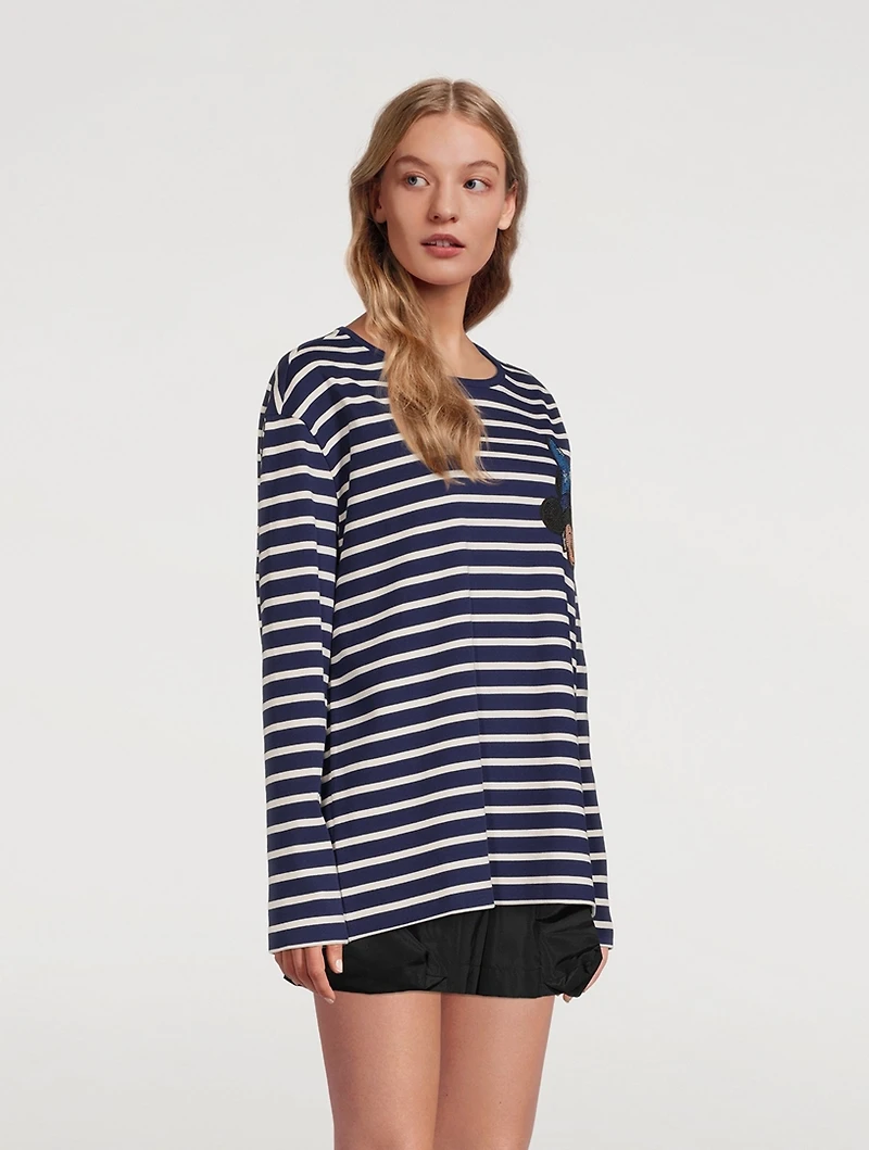 Stella McCartney x Disney Breton Stripe Long Sleeve T-Shirt