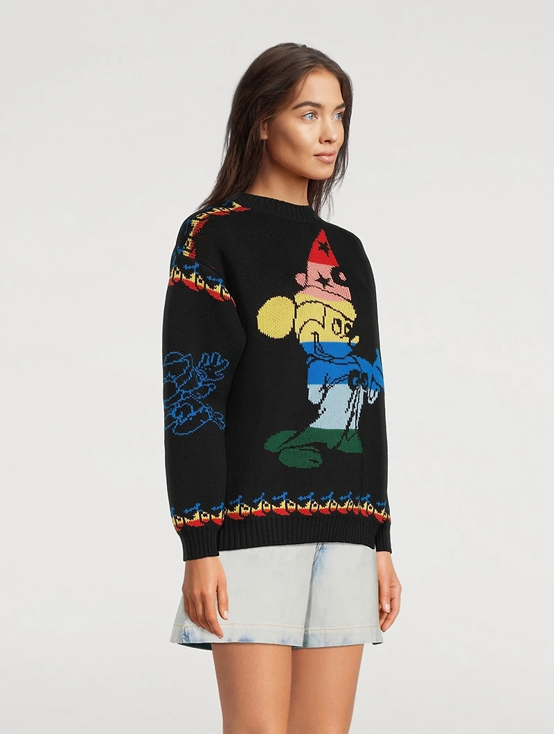 Stella McCartney x Disney Rainbow Mickey Sweater