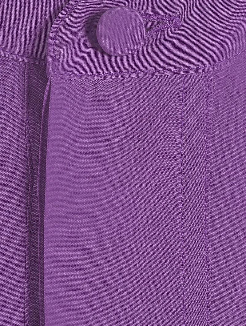Washed Silk Short-Sleeve Shirt
