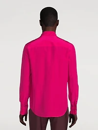Silk Tie-Neck Blouse