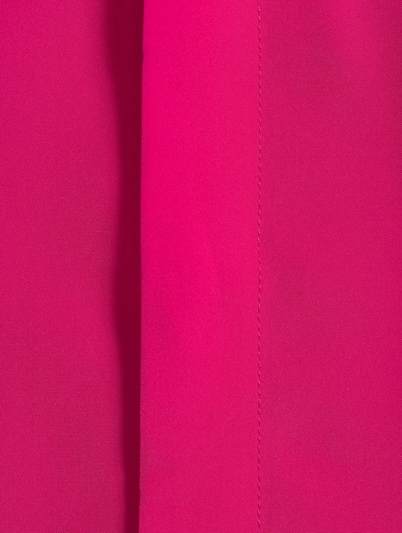 Silk Tie-Neck Blouse