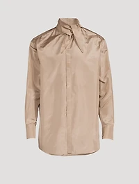 Washed Silk Taffeta Shirt