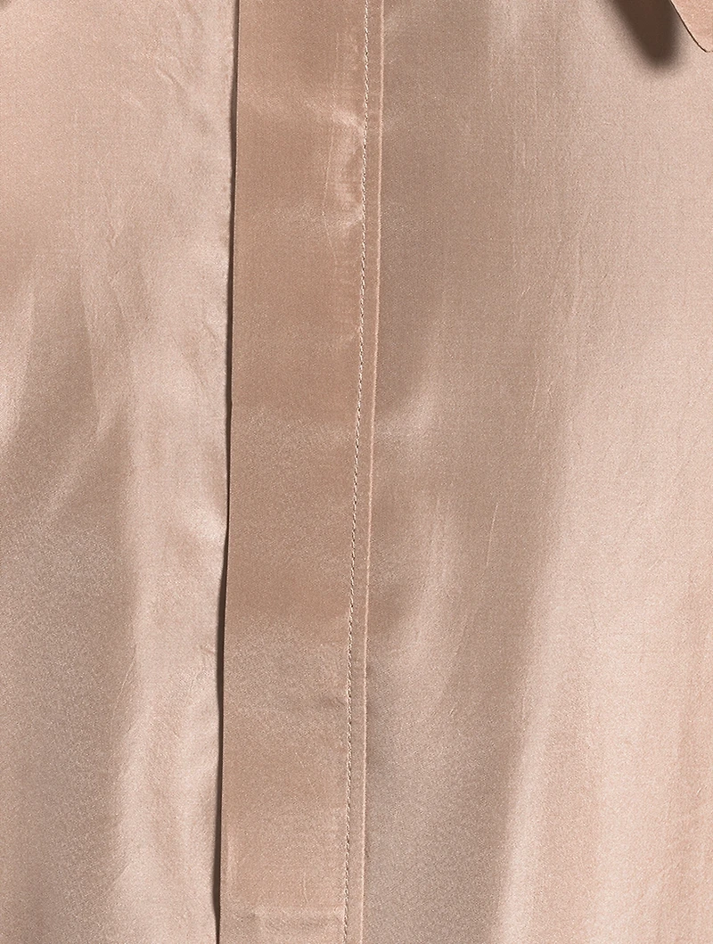 Washed Silk Taffeta Shirt
