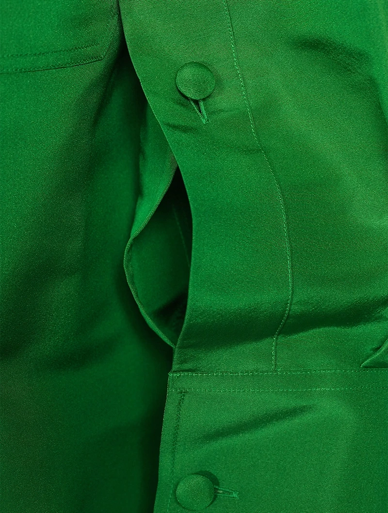 Silk Faille Oversized Shirt