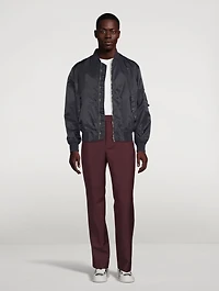 Mohair and Wool Dress Pants