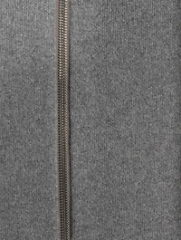 Wool And Cashmere Zipper Jacket