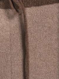 Wool And Cashmere Two-Tone Jogger Pants