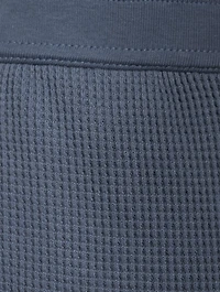 Cotton Waffle-Knit Jogger Pants
