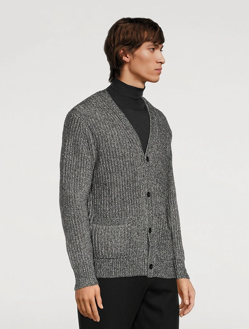 Ribbed Cotton Cardigan