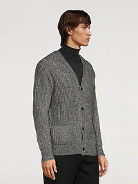 Ribbed Cotton Cardigan