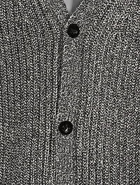 Ribbed Cotton Cardigan