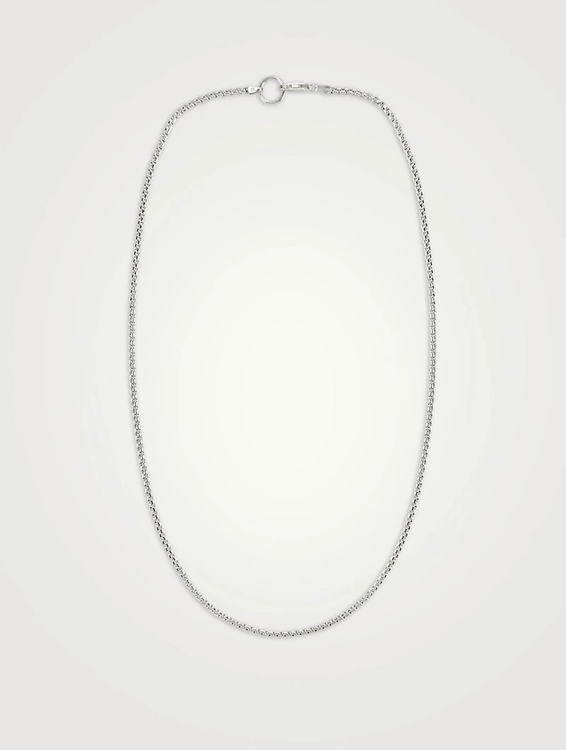 Sterling Silver Hunter Chain Necklace