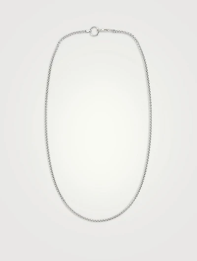 Sterling Silver Hunter Chain Necklace
