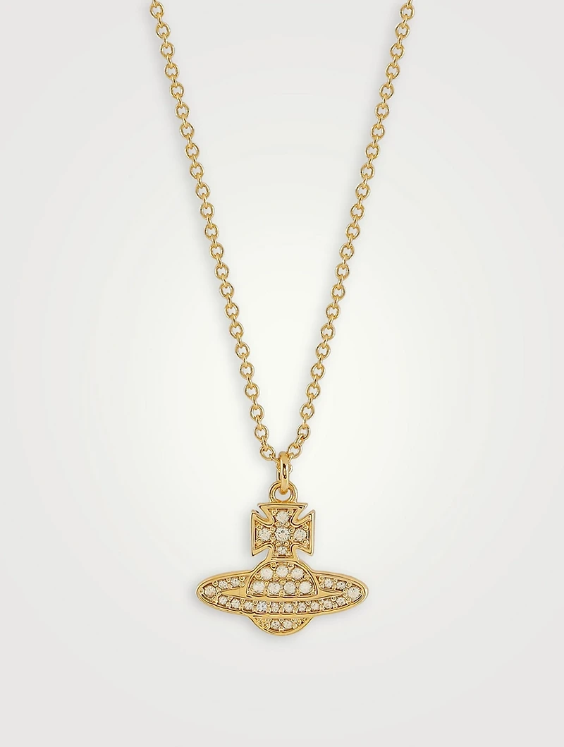 Romina Pavé Orb Pendant Necklace