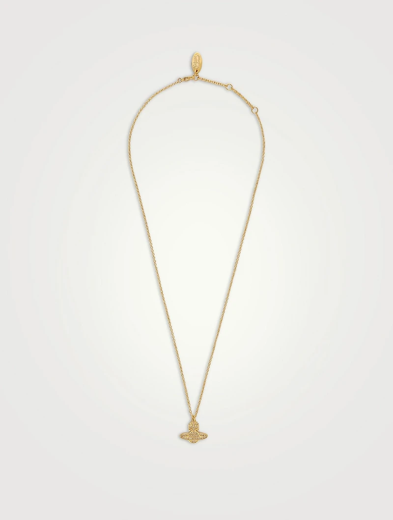 Romina Pavé Orb Pendant Necklace