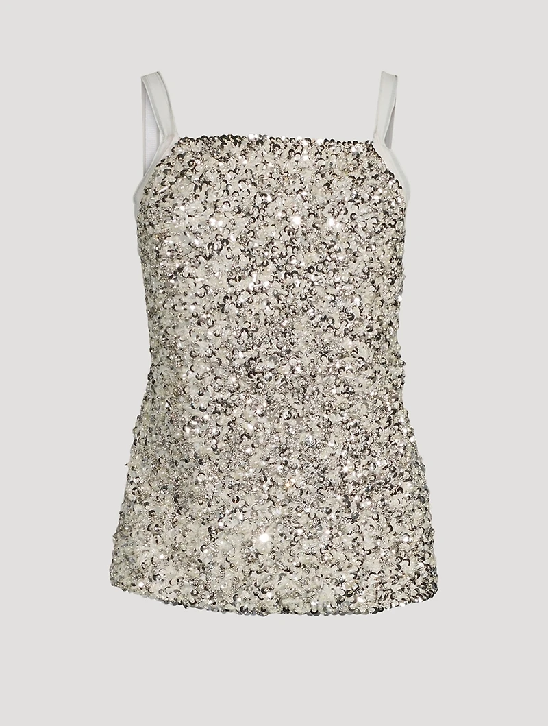 Embellished Apron Top