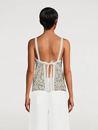 Embellished Apron Top