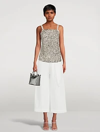 Embellished Apron Top