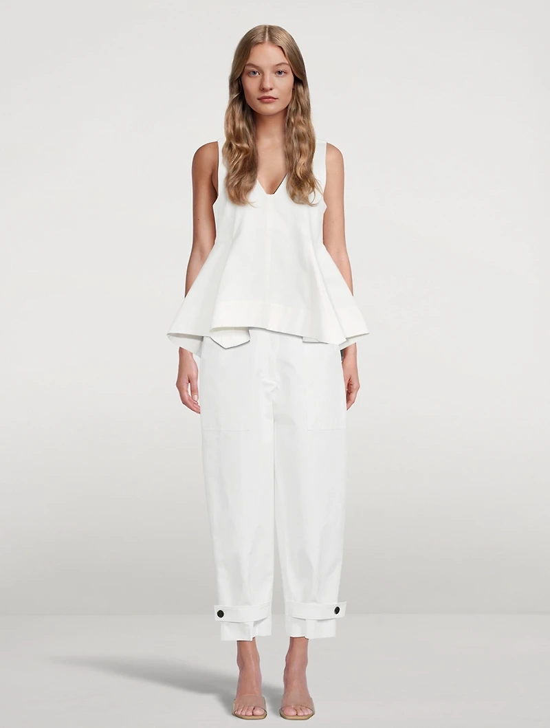 Cotton Twill Utility Trousers