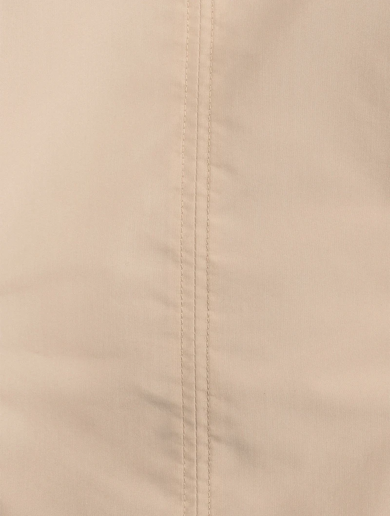 Puff-Sleeve Poplin Blouse
