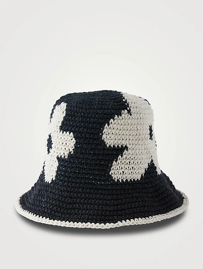 Flower Crochet Bucket Hat