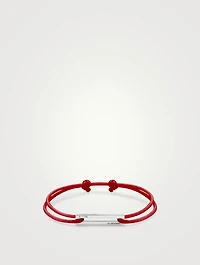 1,7g Sterling Silver Red Cord Bracelet