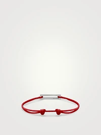 1,7g Sterling Silver Red Cord Bracelet