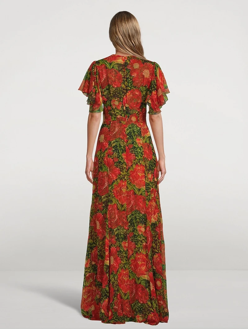 Light Sleeper Silk Long Dress