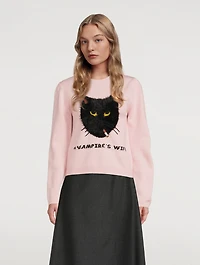 Defiant Cat Wool Sweater
