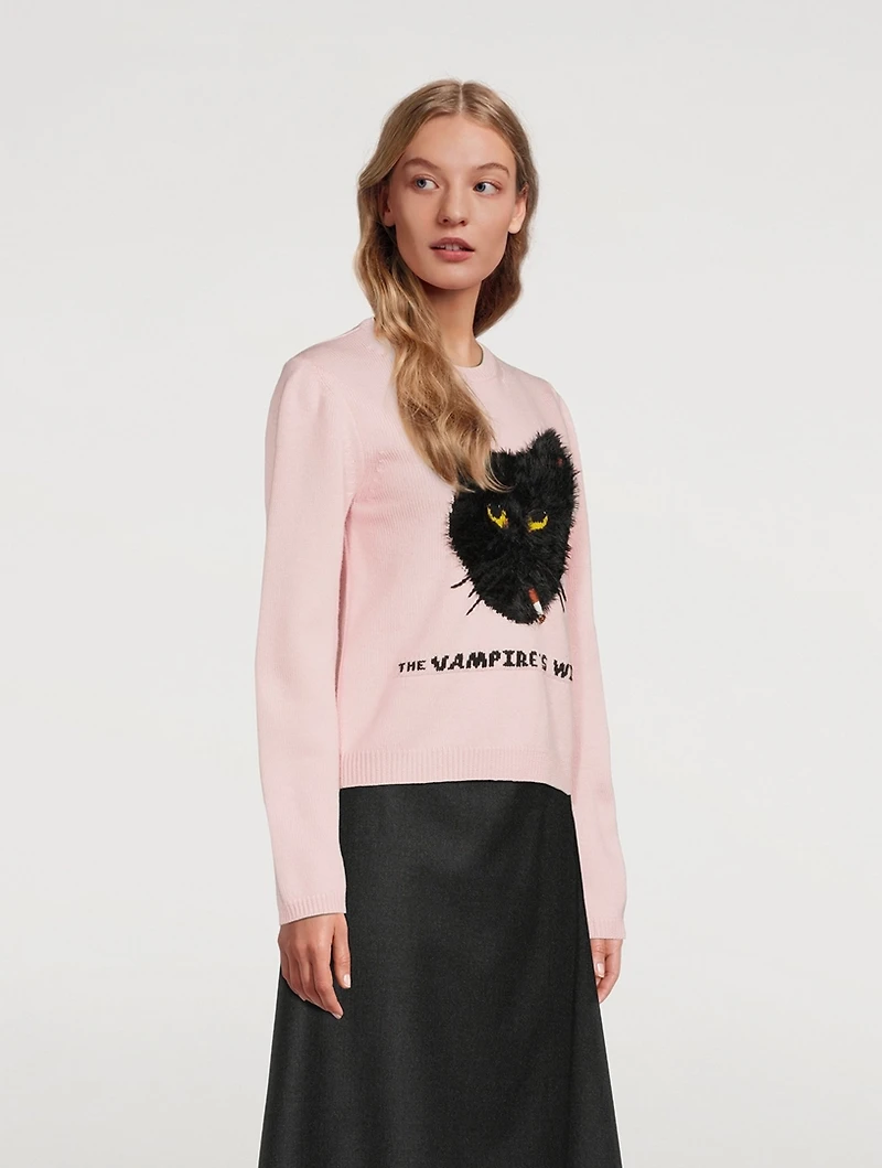 Defiant Cat Wool Sweater