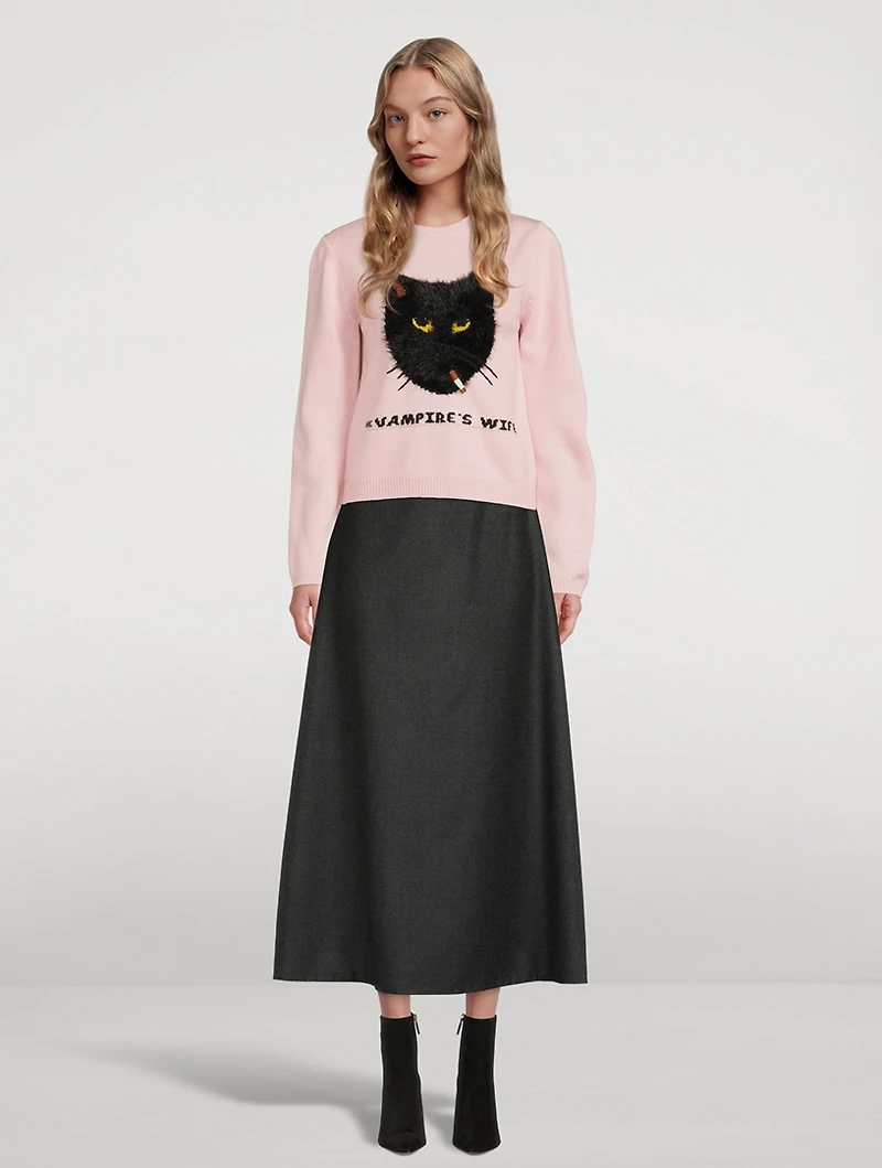 Defiant Cat Wool Sweater