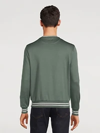 Cotton-Blend Sweatshirt