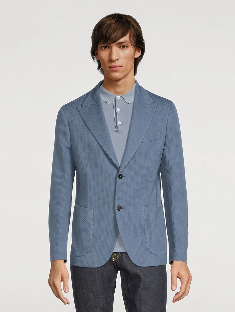 Cotton Single-Breasted Jacket