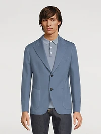 Cotton Single-Breasted Jacket