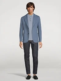 Cotton Single-Breasted Jacket