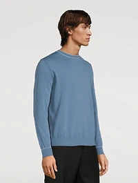 Cotton Crewneck Sweater