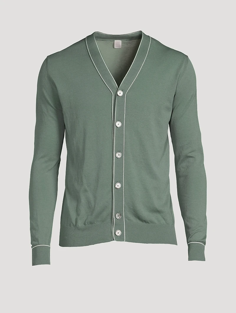 Cotton V-Neck Cardigan