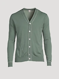 Cotton V-Neck Cardigan
