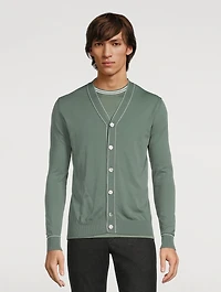 Cotton V-Neck Cardigan