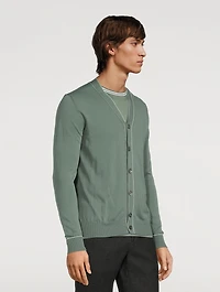 Cotton V-Neck Cardigan