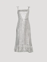 The Midnight Garden Lamé Gown