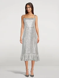 The Midnight Garden Lamé Gown