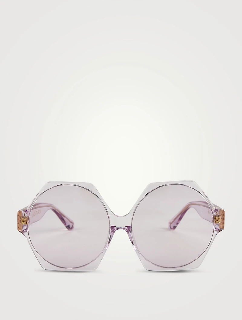Bora Hexagonal Sunglasses