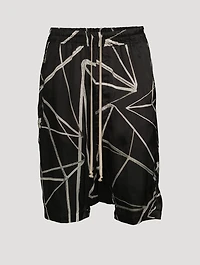 Ricks Pods Printed Drawstring Shorts