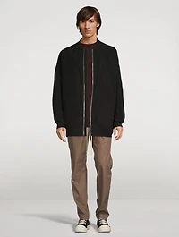 Cotton Slim-Fit Drawstring Pants