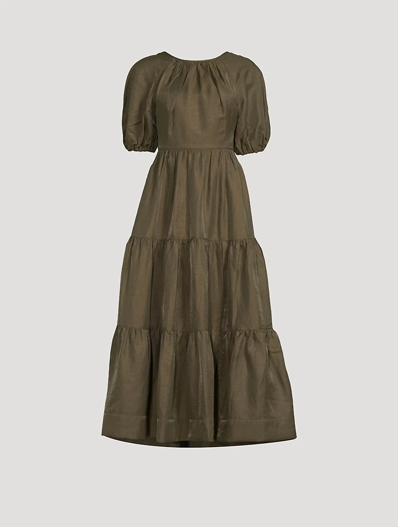 Bruna Tiered Midi Dress