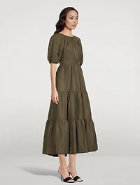 Bruna Tiered Midi Dress